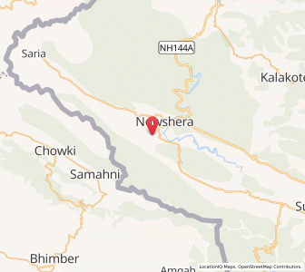 Map of Chittian Dabaran, Kashmir