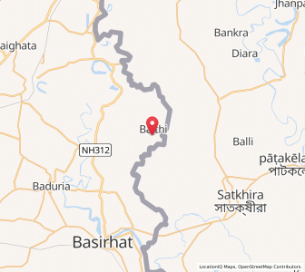 Map of Chituri, West Bengal