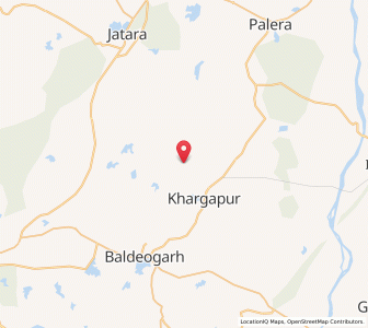 Map of Chobara, Madhya Pradesh