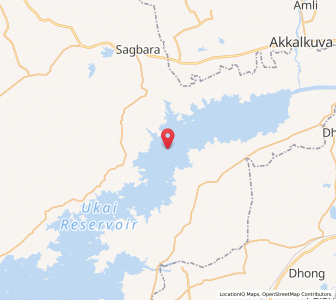 Map of Chodwan, Gujarat