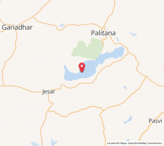 Map of Chok, Gujarat