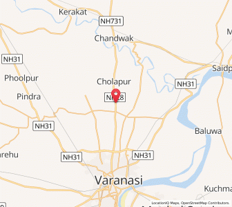 Map of Cholapur, Uttar Pradesh