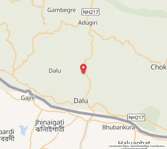 Map of Chongphotgiri, Meghalaya