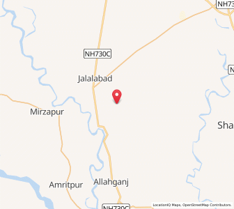 Map of Choran, Uttar Pradesh