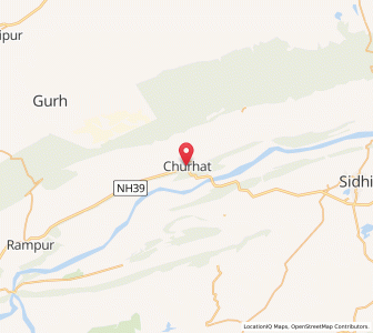 Map of Chorhat, Madhya Pradesh