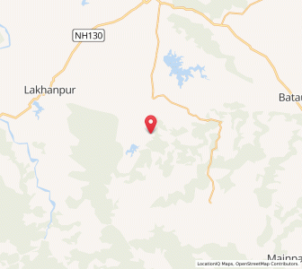 Map of Chota Damali, Chhattisgarh