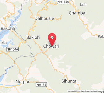 Map of Chuari Khas, Himachal Pradesh