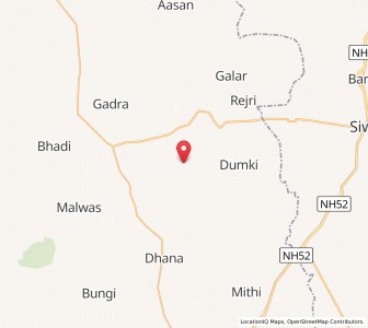 Map of Chubkiyagarh, Rajasthan