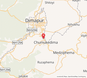 Map of Chumukedima, Nagaland