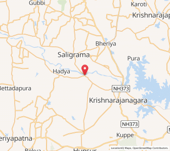 Map of Chunchankatte, Karnataka