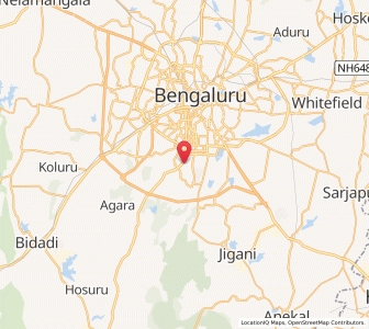 Map of Chunchgatta Main Rd, Karnataka