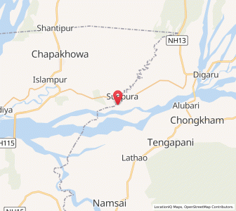 Map of Chunpura, Arunachal Pradesh
