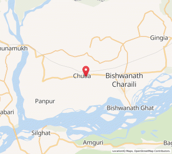 Map of Chutia, Assam