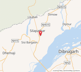 Map of Chutiya Mirigaon, Assam