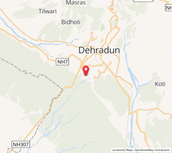 Map of Clement Town, Uttarakhand