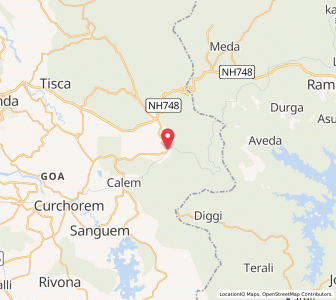 Map of Collem, Goa