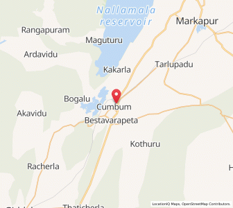 Map of Cumbum, Andhra Pradesh