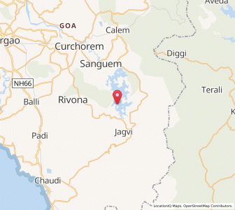 Map of Curdi, Goa
