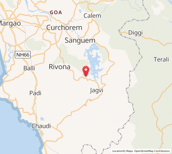 Map of Curpem, Goa