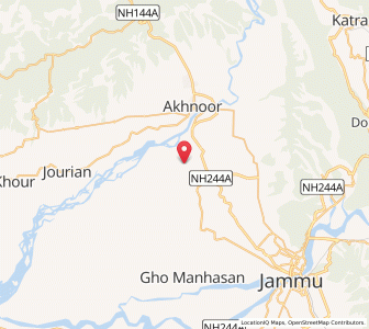 Map of Dab Sudan, Kashmir