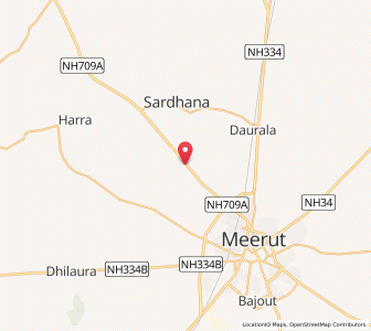Map of Dabathua, Uttar Pradesh