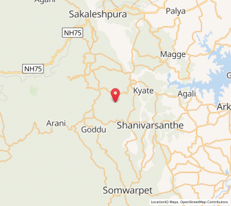 Map of Dabbahalli, Karnataka