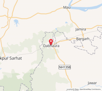Map of Dabhaura, Uttar Pradesh