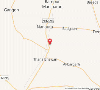 Map of Dabheri, Uttar Pradesh