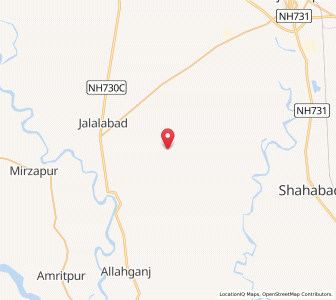 Map of Dabnapur, Uttar Pradesh