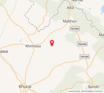 Map of Dabusa, Madhya Pradesh