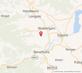 Map of Dachhanpur, Kashmir