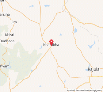 Map of Dadbiali, Gujarat