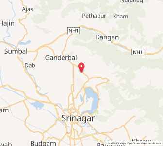 Map of Dadi Naubug, Kashmir