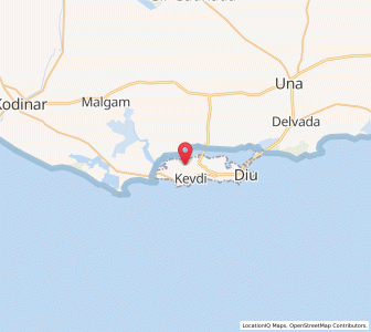 Map of Dagasi, Gujarat