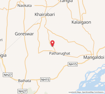 Map of Dagiapara, Assam