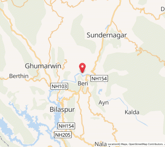 Map of Dahar, Himachal Pradesh