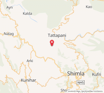 Map of Dahari, Himachal Pradesh