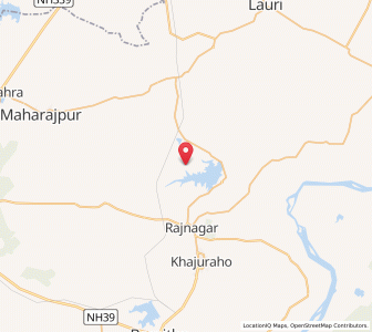 Map of Daharra, Madhya Pradesh