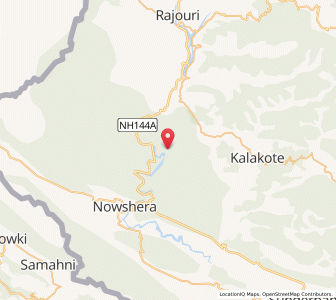 Map of Dahatpur, Kashmir