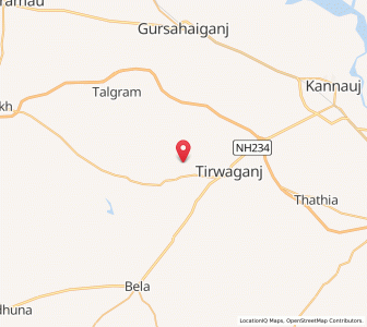 Map of Dahere, Uttar Pradesh