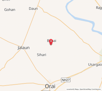 Map of Dahgawan, Uttar Pradesh