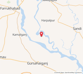 Map of Dahilia, Uttar Pradesh