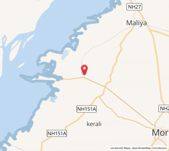 Map of Dahinsara, Gujarat