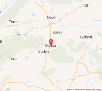 Map of Dahita, Chhattisgarh