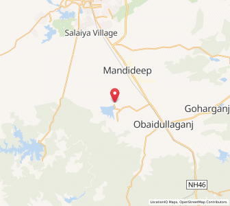 Map of Dahod, Madhya Pradesh