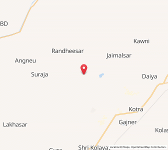 Map of Daiali Dhani, Rajasthan