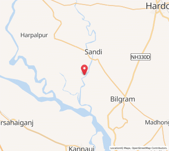 Map of Daichaur, Uttar Pradesh