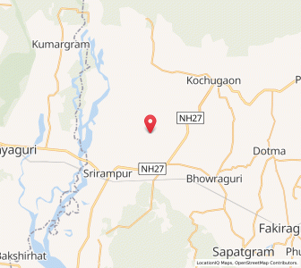 Map of Daikarguri, Assam