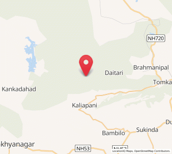 Map of Daitari, Odisha