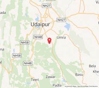 Map of Dakan Kotra, Rajasthan